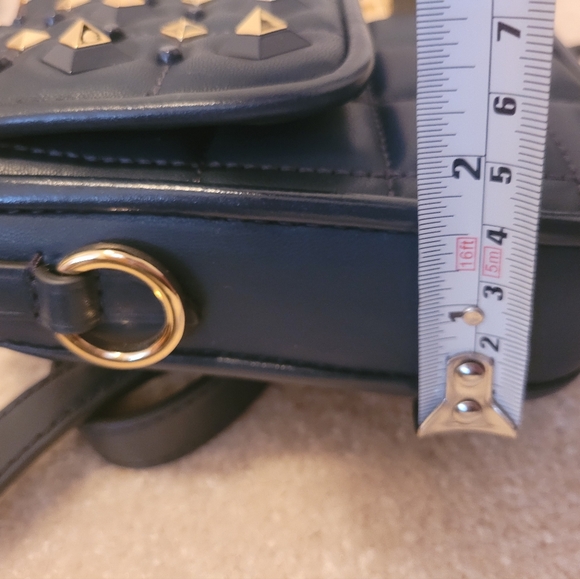 Michael Kors Dark Blue Studded Crossbody Bag - Picture 6 of 6